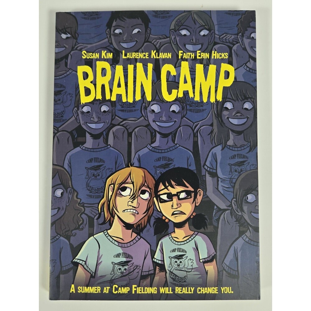 Brain Camp Graphic Novel Susan Kim Klavan Faith Erin Hicks 2010 First Edition PB
